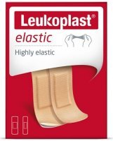 Leukoplast, Elastic, plaster z opatrunkiem, cielisty, 2 rozmiary, 20 sztuk