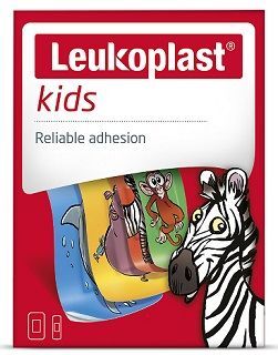 Leukoplast Kids, plaster z opatrunkiem, 2 rozmiary, 12 sztuk