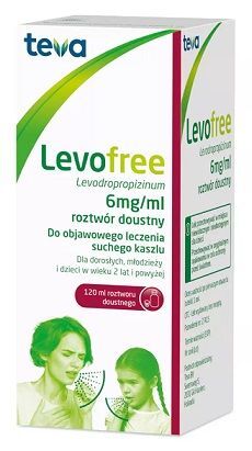 Levofree 6mg/ml, roztwór doustny, po 2 roku życia, 120ml