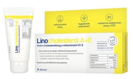 Linocholesterol, krem cholesterolowy z witaminami A+E, 50g