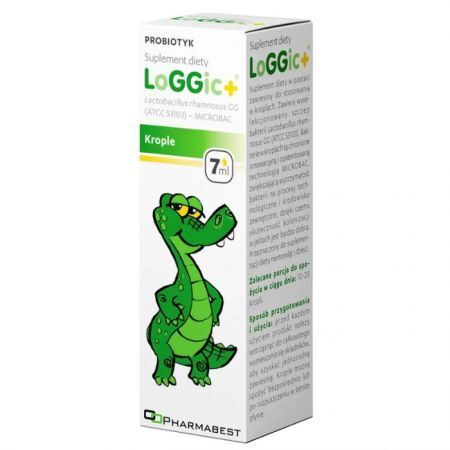 LogGic+, krople doustne, dla dzieci i niemowląt, 7ml