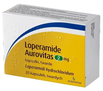 Loperamide Aurovitas 2mg, 20 kapsułek