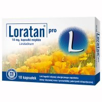 Loratan pro 10mg, 10 kapsułek