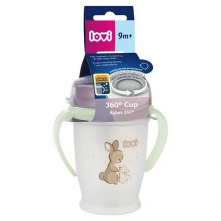 Lovi, kubek 360, Night&Day Rabbit, 1/610, po 9 miesiącu, 250ml