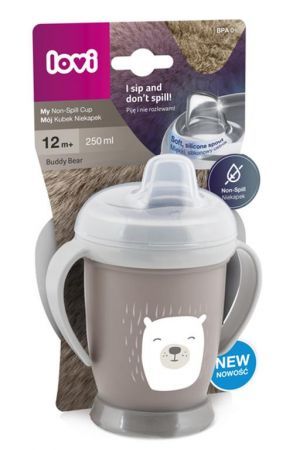Lovi, kubek niekapek Junior, Buddy Bear, po 12 miesiącu, 35/344, 250ml