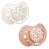 Lovi, smoczek uspokajający, silikonowy, dynamiczny, Blossom Ivory 3-6 miesięcy, 22/922, 2 sztuki