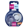 Lovi, smoczek uspokajający, silikonowy, dynamiczny, Prime, Blue/Blue, po 18 miesięcy, 34/419, 2 sztuki