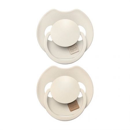 Lovi, smoczek uspokajający, silikonowy, dynamiczny, Prime, Coconut/Ivory, po 18 miesiącu, 34/403, 2 sztuki