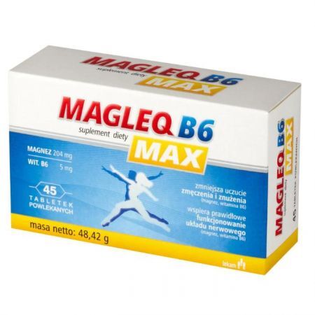 Magleq B6 Max, 45 tabletek