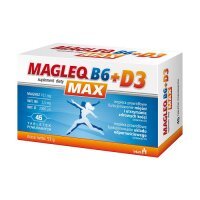 Magleq B6 Max + D3, 45 tabletek
