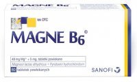 Magne B6 (48mg+5mg), 60 tabletek