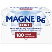 Magne B6 Forte (100mg+10mg), 180 tabletek