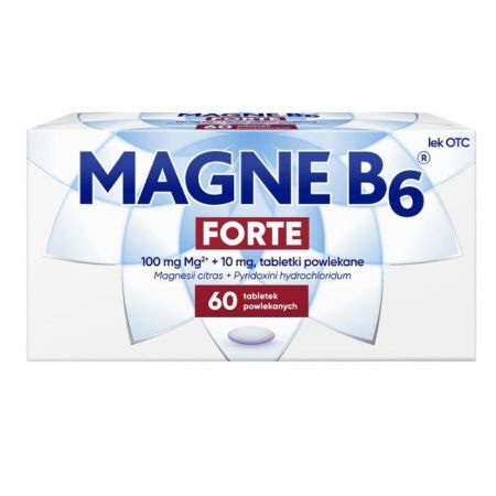 Magne B6 Forte (100mg+10mg), 60 tabletek