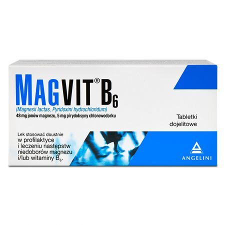 Magvit B6 (48mg+5mg), 50 tabletek
