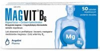 Magvit B6 (48mg+5mg), lek z magnezem i witaminą B6, 50 tabletek dojelitowych
