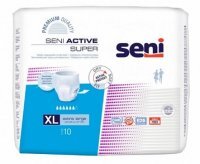 Majtki chłonne Seni Active Super, rozmiar XL, chłonność 6, 10 sztuk