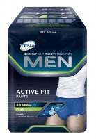Majtki chłonne Tena Men ActiveFit Pants Plus, rozmiar L, chłonność 5,5/8, 8 sztuk
