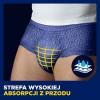Majtki chłonne Tena Men ActiveFit Pants Plus, rozmiar L/XL, chłonność 5,5/8, 30 sztuk