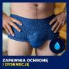 Majtki chłonne Tena Men ActiveFit Pants Plus, rozmiar L/XL, chłonność 5,5/8, 30 sztuk