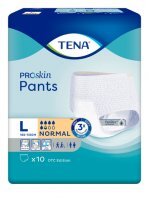 Majtki chłonne Tena Pants ProSkin Normal, rozmiar L chłonność 5,5/8, 10 sztuk