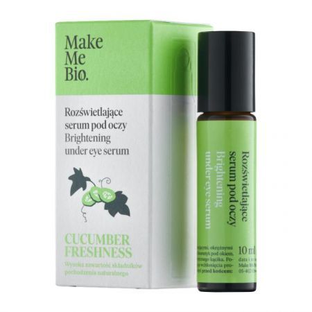 Make Me Bio, Cucumber Freshness, rozświetlające serum pod oczy, roll-on, 10ml