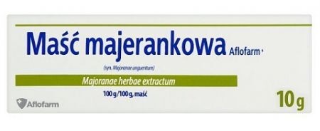 Maść majerankowa 100g/100g, Aflofarm, 10g