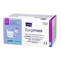 Maseczka medyczna, jednorazowa typ II R, Matopat, rozmiar L, 50 sztuk