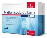 Maślan sodu 600, Colfarm, 60 kapsułek