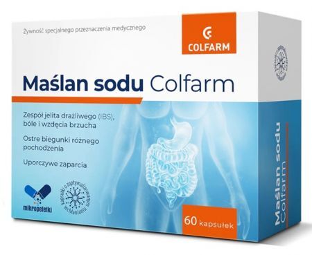 Maślan sodu, Colfarm, 60 kapsułek