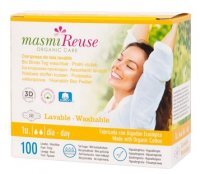 Masmi Organic Care, podpaska wielorazowa na dzień, 1 sztuka