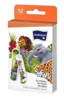 Matopat Safari, plastry opatrunkowe dla dzieci, 19x76mm, 12 sztuk