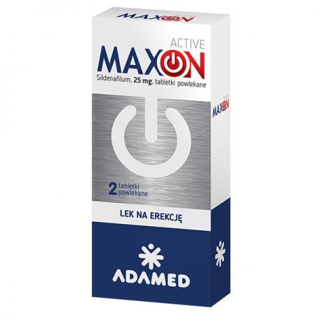 Maxon Active 25mg, 2 tabletki