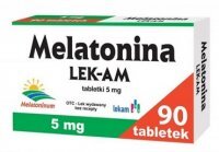 Melatonina LEK-AM 5mg, 90 tabletek