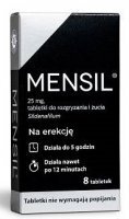 Mensil 25mg, 8 tabletek do rozgryzania i żucia