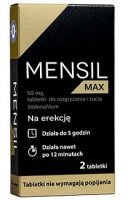 Mensil Max 50mg, 2 tabletki do rozgryzania i żucia