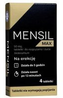 Mensil Max 50mg, 4 tabletki do rozgryzania i żucia