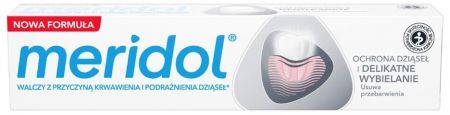 Meridol Ochrona Dziąseł i Delikatne Wybielanie, pasta do zębów, 75ml