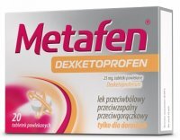 Metafen Dexketoprofen 25mg, 20 tabletek