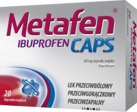Metafen Ibuprofen Caps 200mg, 20 kapsułek