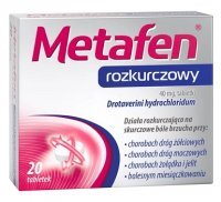 Metafen rozkurczowy 40mg, 20 tabletek