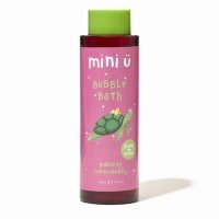 Mini U, Sparkling Strawberry, bąbelkowy płyn do kąpieli, truskawka, od urodzenia, 250ml