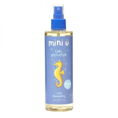 Mini U, Wild Blueberry, spray do rozczesywania włosów kręconych, witamina B5, od urodzenia, 250ml