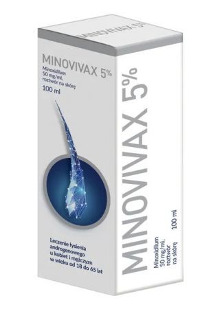 Minovivax 5% (50mg/ml), roztwór na skórę, 100ml