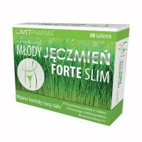 Młody Jęczmień Forte Slim, 60 tabletek