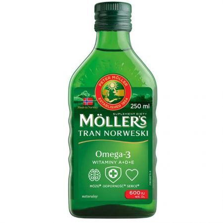 Mollers Tran Norweski, płyn, aromat naturalny, 250ml