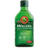 Mollers Tran Norweski, płyn, aromat naturalny, 250ml