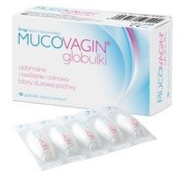 Mucovagin 5mg, globulki dopochwowe, 10 sztuk