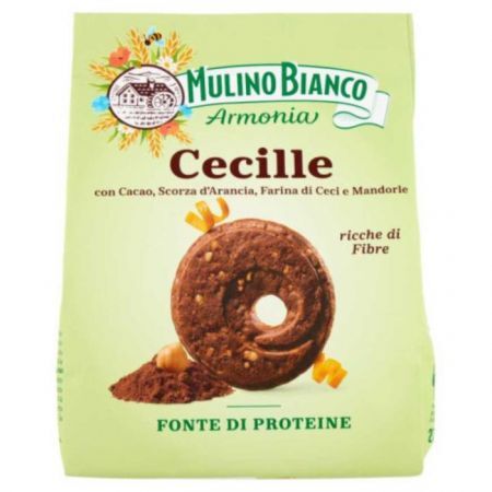 Mulino Bianco Armonia, Cecille, włoskie ciasteczka kakaowe, 270g