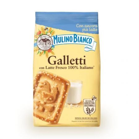 Mulino Bianco, Galletti, kruche ciasteczka z cukrem, 800g