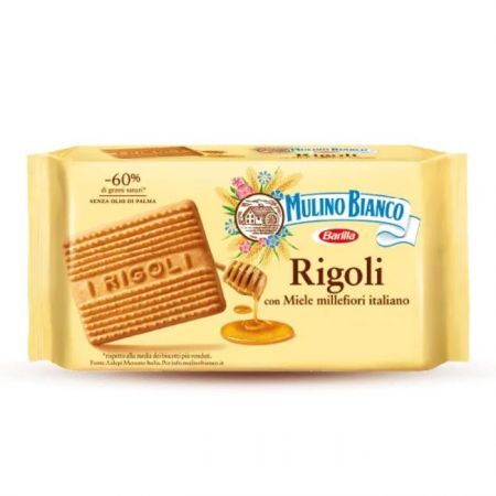 Mulino Bianco, Rigoli, kruche ciasteczka z miodem, 400g
